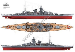 Kagero 7035 The German Battleship Scharnhorst EN/PL – immagine 5