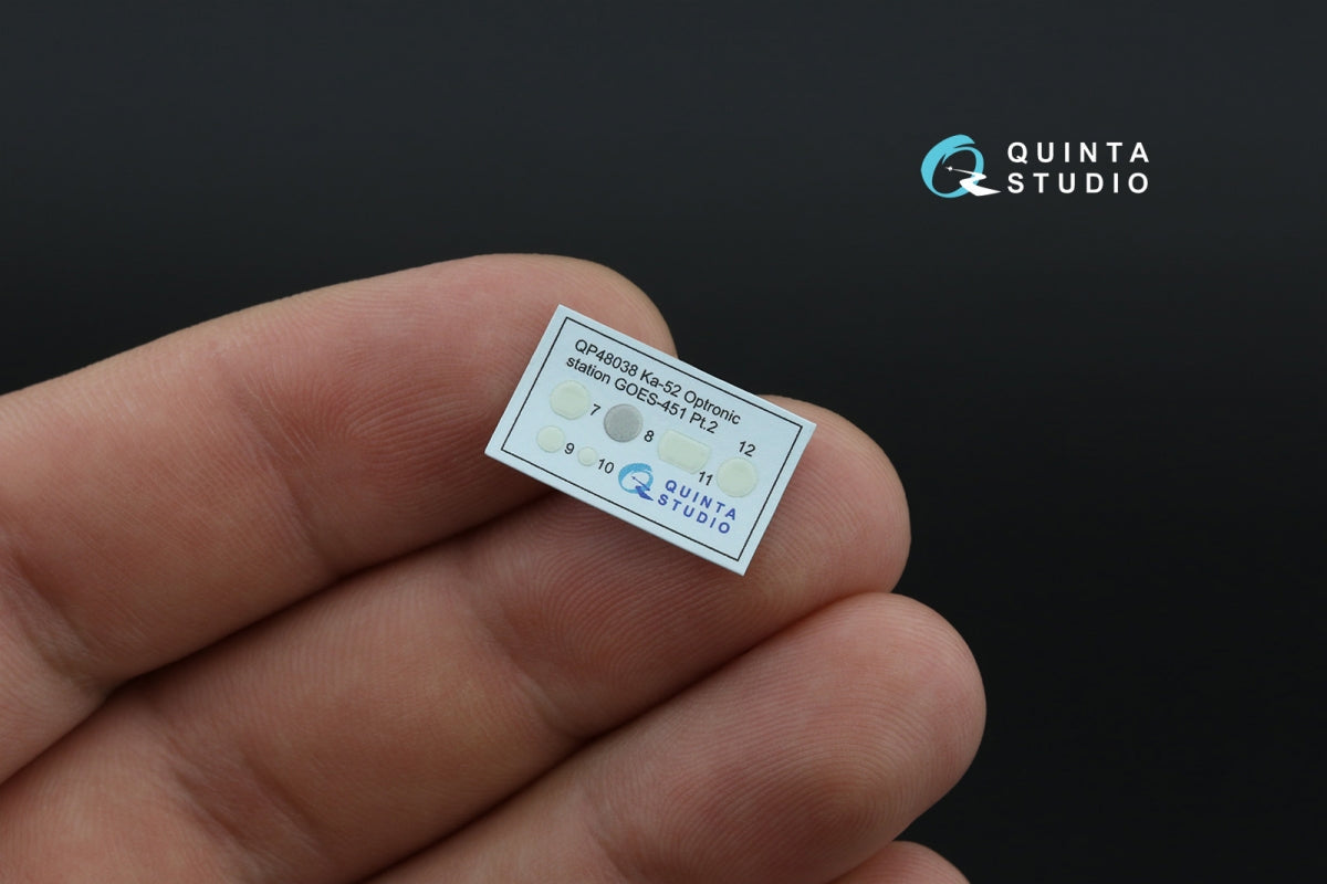Quinta Studio QP+48038 Ka-52 Optronic station GOES-451 (Zvezda) 1/48 – imagen 6