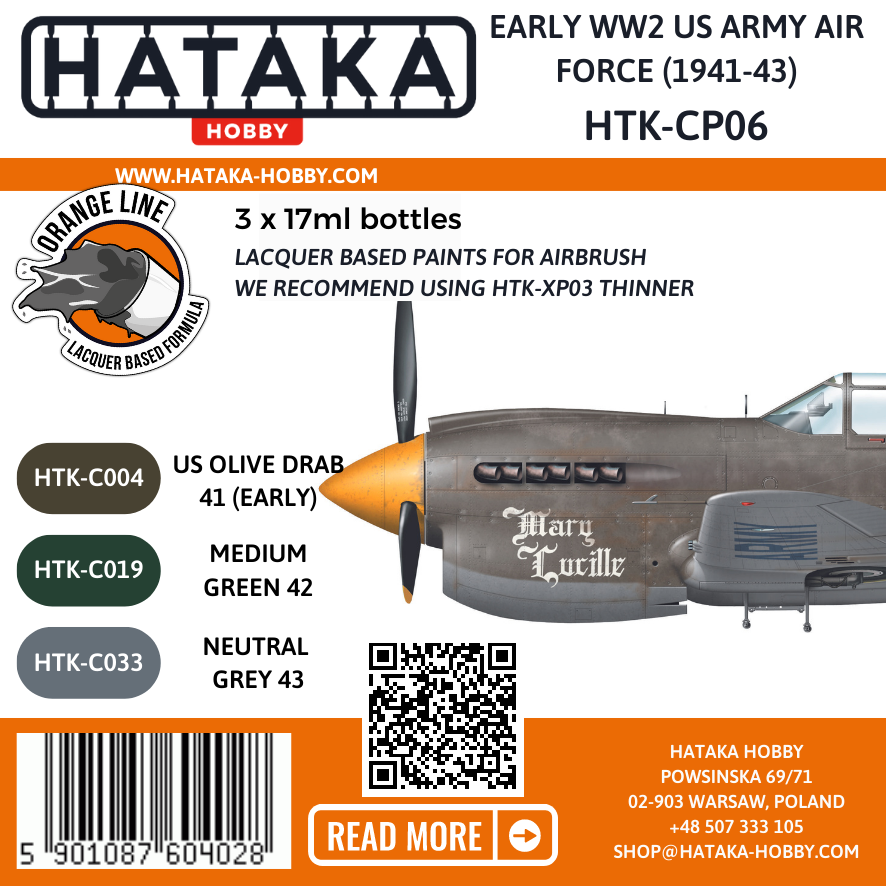Hataka Hobby HTK-CP06 Early WW2 US Army Air Force (1941-43) – imagen 2