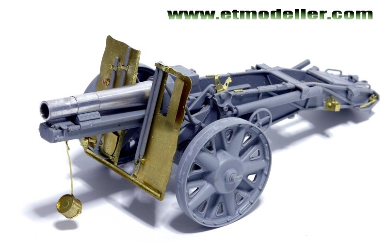 ET Modèle E35-016 Canon d&amp;#39;infanterie allemand sIG33 de 15 cm de la Seconde Guerre mondiale (Pour DRAGON 6259/6473) (1/35) – image 4