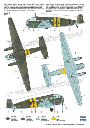 Special Hobby 48170 Siebel Si 204D « Avion de transport et d&amp;#39;entraînement allemand » 1/48 – image 5