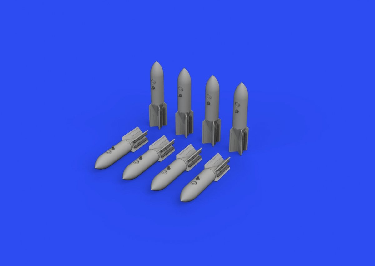 Eduard 632170 SC 50 German WWII bombs 1/32 – zdjęcie 2