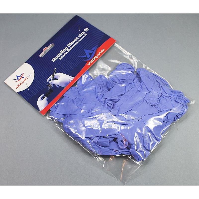 Gants de modélisme Amazing Art 19724, lot de 10, taille M