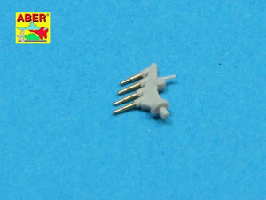 Aber 350L-32 Set of 20 pcs 0,5in (12,7mm) Vickers Mk.III machine gun barrels for Royal Navy ships 1/350 – imagen 3