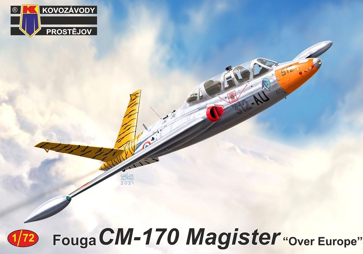 Kovozavody Prostejov KPM0242 Fouga CM-170 Magister &amp;quot;Sur l&amp;#39;Europe&amp;quot; 1/72