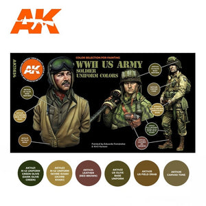 AK Interactive AK11634 WWII US ARMY SOLDIER UNIFORM COLORS – imagen 2
