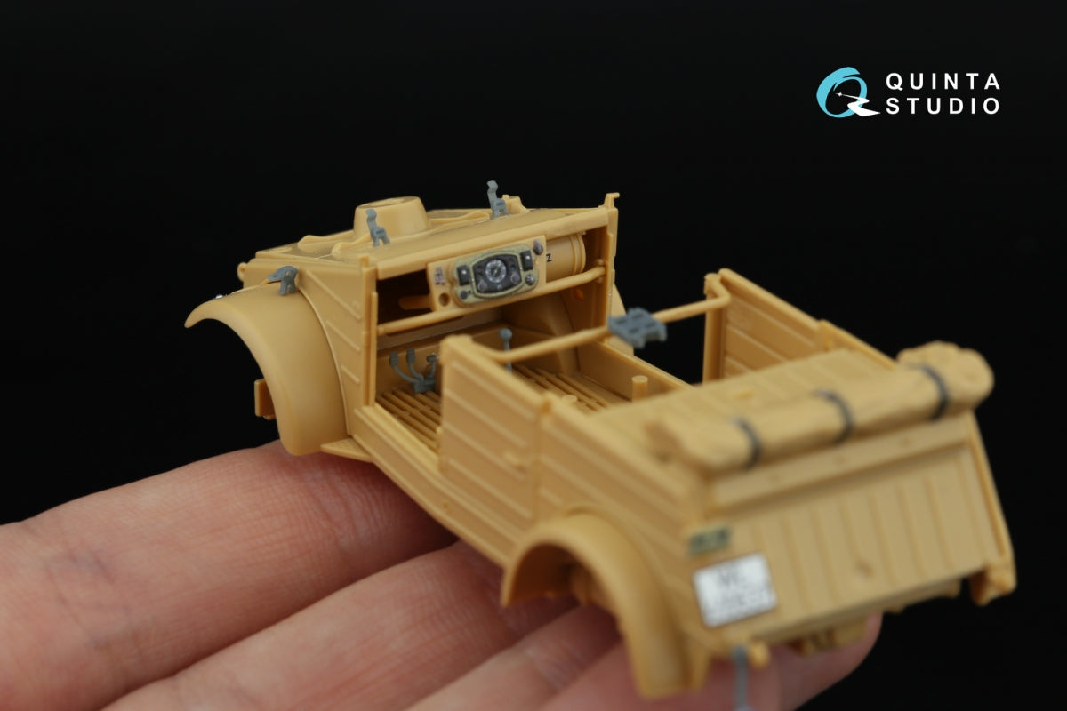 Quinta Studio QD+48546 Kubelwagen Type 82 3D-Printed &amp;amp; coloured Interior on decal paper (Tamiya) (with 3D-printed resin parts) 1/48 – imagen 11