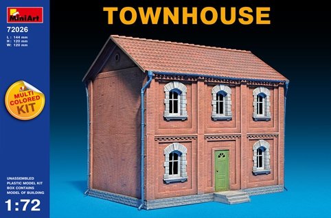 MiniArt 72026 Townhouse (Multi-Colored Kit) 1/72