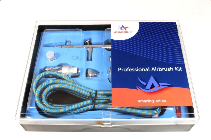Amazing Art Aerograf AA-186K (15658) zestaw - dysze 0.2 mm, 0.5 mm, 0.8 mm
