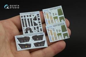 Quinta Studio QD48118 Mirage 2000-5B 3D-Printed &amp;amp; coloured Interior on decal paper (Kinetic) 1/48 – imagen 11