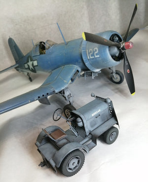 Thunder Model 32001 US Tug Clarktor-6 Mill-33 The heavy duty airfield tractor 1/32 – immagine 5
