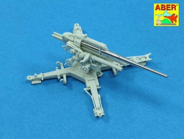 Aber 72L-63 Jednoczęściowa lufa 88mm L/56 1/72 – imagen 5