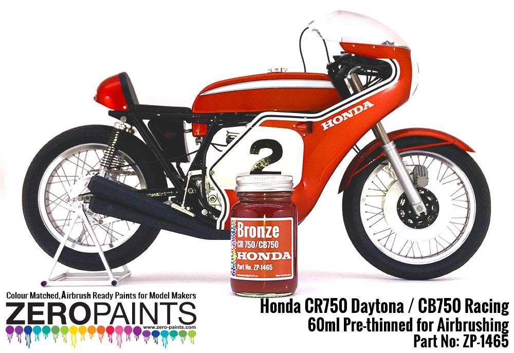 Peinture bronze Zero Paints ZP-1465 pour Honda CR750/CB750, 60 ml
