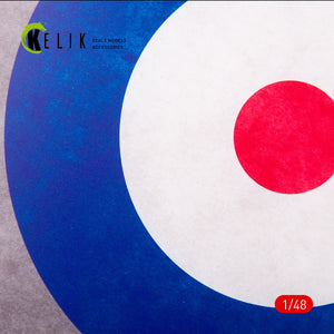 KELIK KS48028 United Kingdom Roundel - Acrylic 3 mm (240 x 240 mm) (190g) 1/48 – imagen 2