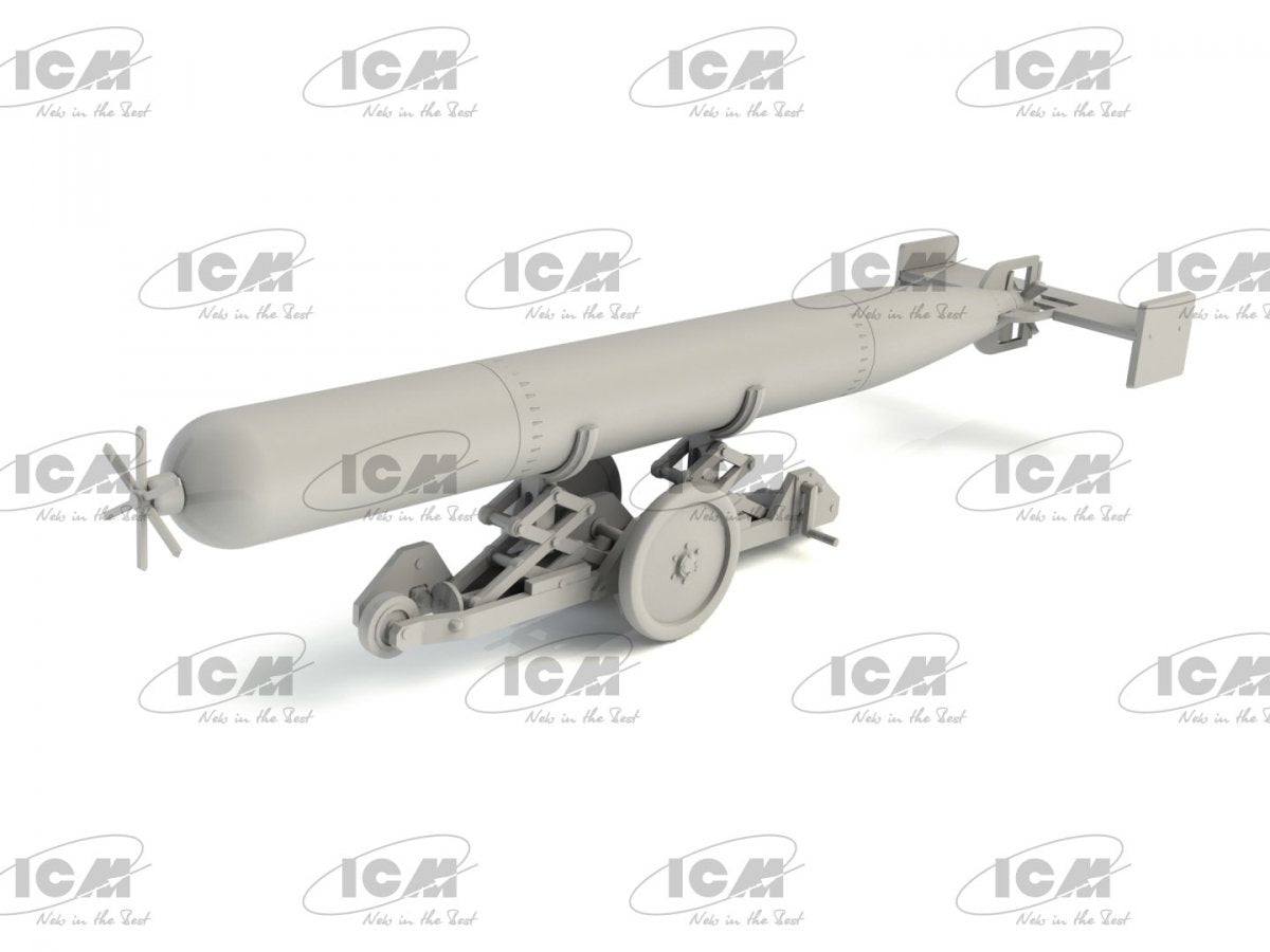 ICM 48405 WWII British Torpedo Trailer 1/48 – zdjęcie 2