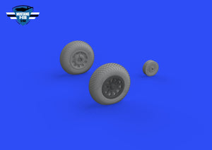 Eduard 648988 P-51B / C wheels cross tread EDUARD 1/48 – imagen 2