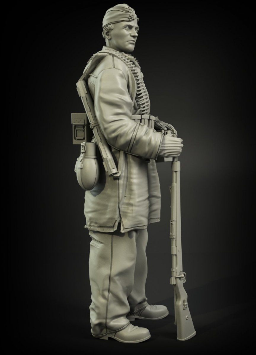 Panzer Art FI35-064 Waffen-SS Anorakanzug MG-42 ammo carrier 1/35 – imagen 4