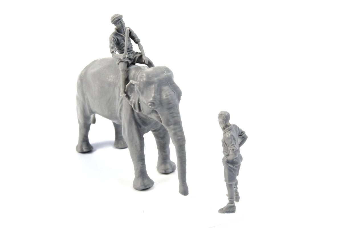 CMK F48345 WWII RAF Mechanic in India + Elephant with Mahout 1/48 – Bild 4