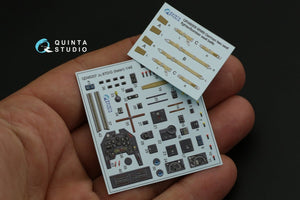 Quinta Studio QD48207 Ju 87D/G 3D-Printed &amp;amp; coloured Interior on decal paper ( Italeri ) 1/48 – zdjęcie 11