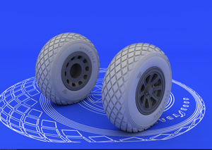 Eduard 632015 P-51 wheels 1/32 (Tamiya) – zdjęcie 2