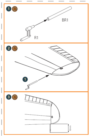 Clear Prop! CPA48009 Hawk H-75 M/N/O pitot tube for CP kit 1/48 – imagen 3