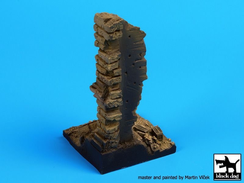Socle de mur en ruine de maison Black Dog D35040 1/35 – image 2