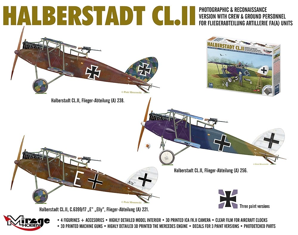 Mirage Hobby 480005 Halberstadt CL.II 1/48 – zdjęcie 6