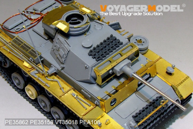 Voyager Model PE35862 WWII German Pz.KPfw.III Ausf.L basic For DRAGON 6387 1/35 – zdjęcie 8