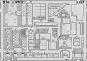 Eduard 491308 Mi-35M interior ZVEZDA 1/48 – zdjęcie 2