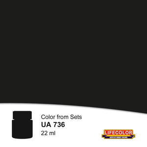 Lifecolor UA736 Burned Black 22ml