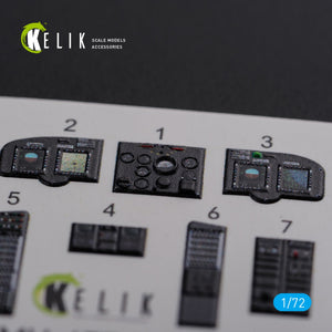 KELIK K72102 MH-47E interior 3D decals for Italeri kit 1/72 – imagen 2