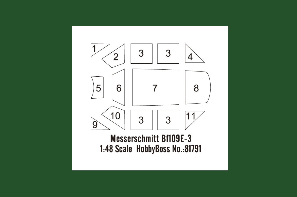 Hobby Boss 81791 Messerschmitt Bf109E-3 1/48 – imagen 5