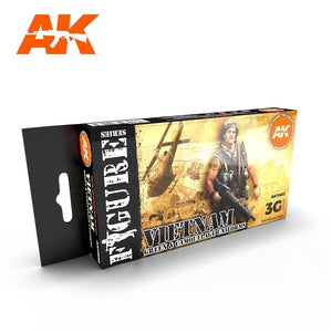AK Interactive AK11682 VIETNAM GREEN &amp;amp; CAMOUFLAGE UNIFORMS