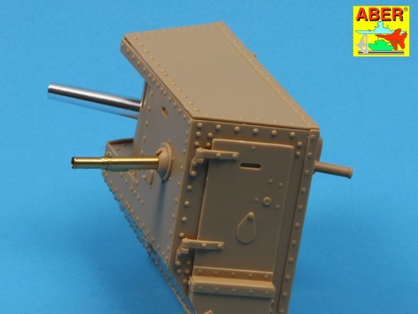 Aber 35L-155 Barrels for British WWI Tank Mark IV – Male 1/35 – zdjęcie 6