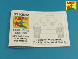 Aber K02M Pz.Kpfw. V Ausf.D/ A (Sd.Kfz.171) Panther 1/35 – imagen 20
