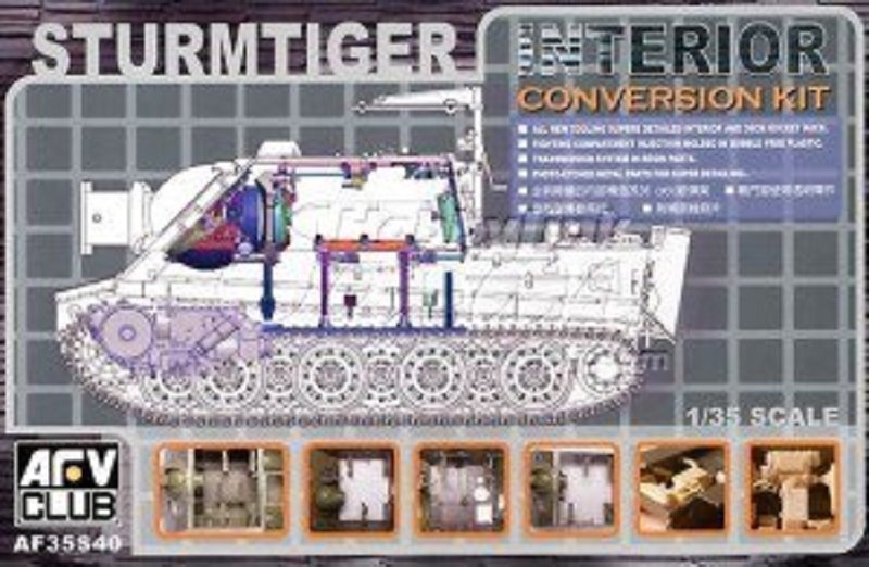 AFV Club 35S40 Sturmtiger Intérieur - Kit de conversion (1/35)