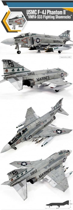 Academy 12356 USMC F-4J Phantom II VMFA-333 Shamrocks 1/48 – imagen 3
