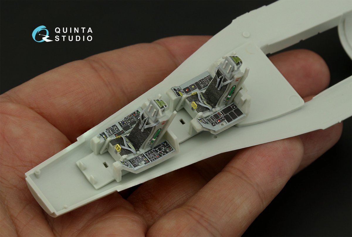 Quinta Studio QD72058 F-16D 3D-Printed &amp;amp; coloured Interior on decal paper (Revell) 1/72 – Bild 11