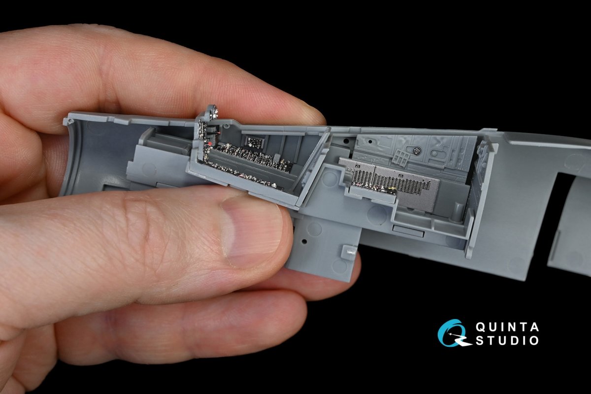 Quinta Studio QD48132 F-4S 3D-Printed &amp;amp; coloured Interior on decal paper (for ZM SWS kit) 1/48 – immagine 3