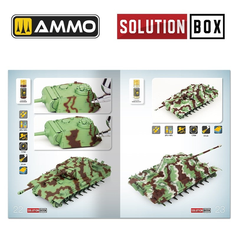 Ammo of Mig 6529 SOLUTION BOOK 23 - How to Paint WWII German Late War Vehicles (Multilingual Book) – immagine 9