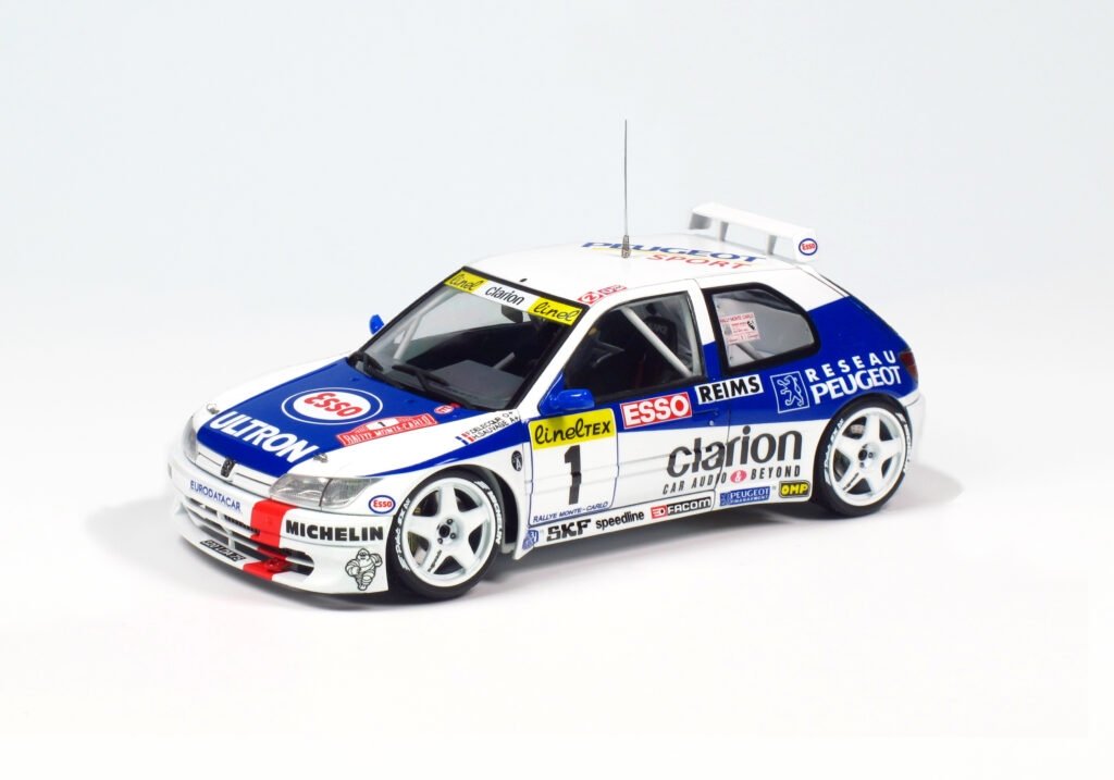 NuNu PN24009 Peugeot 306 MAXi ’96 MONTE CARLO RALLY 1/24 – imagen 2