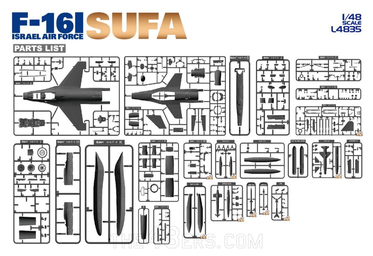 Great Wall Hobby L4835 F-16I Sufa Israeli Air Force 1/48