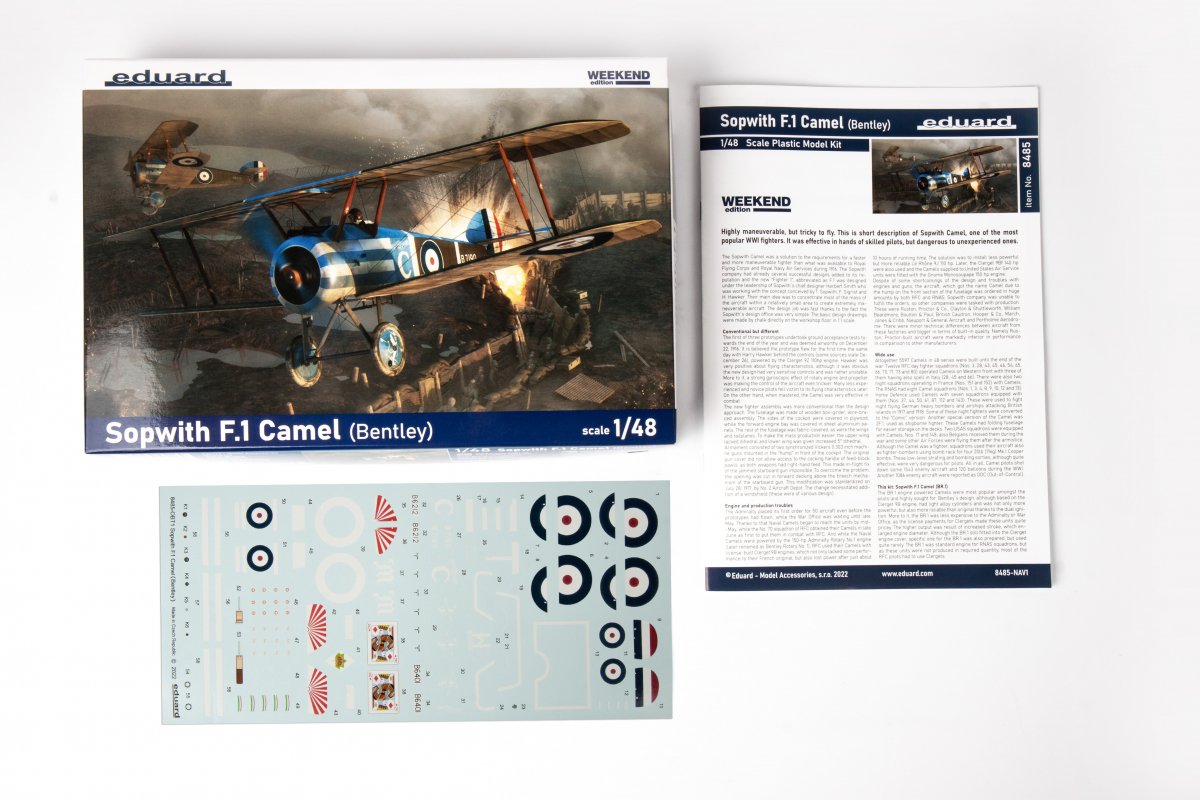 Eduard 8485 Sopwith F.1 Camel (Bentley) 1/48 – imagen 2