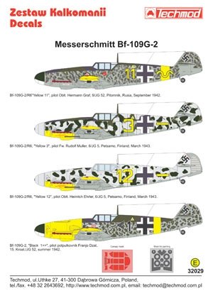 Techmod 32029 - Messerschmitt Bf 109G-2 1/32 – Bild 2