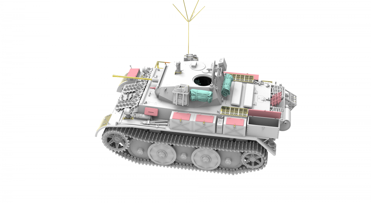 Border Model BT-018 Pz.Kpfw.II Ausf.L Luchs Late Production 1/35 – imagen 2