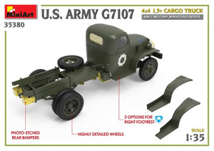 MiniArt 35380 U.S. ARMY G7107 4X4 1,5t CARGO TRUCK 1/35 – imagen 12
