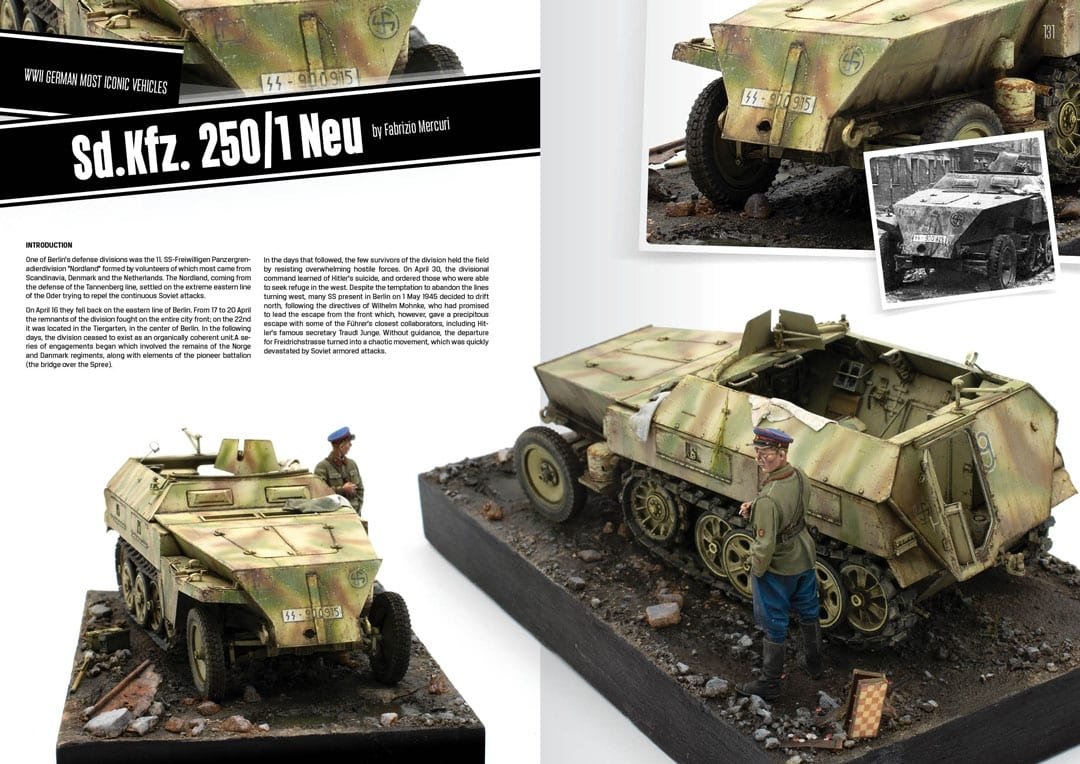 AK Interactive 514 WWII GERMAN MOST ICONIC SS VEHICLES. VOLUME 1 – immagine 3