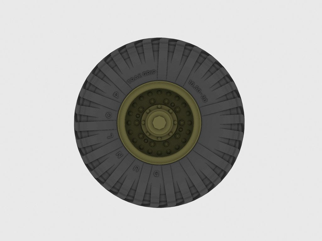 Panzer Art RE35-305 Matador/Dorchester/AEC Road wheels (Dunlop) 1/35 – Bild 3