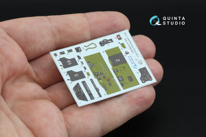 Quinta Studio QD48644 P-38L Lightning 3D-Printed &amp; coloured Interior on decal paper ( Hasegawa ) 1/48
