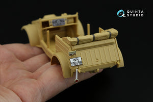Quinta Studio QD35141 Kubelwagen Type 82 3D-Printed &amp;amp; coloured Interior on decal paper (Tamiya) 1/35 – imagen 7